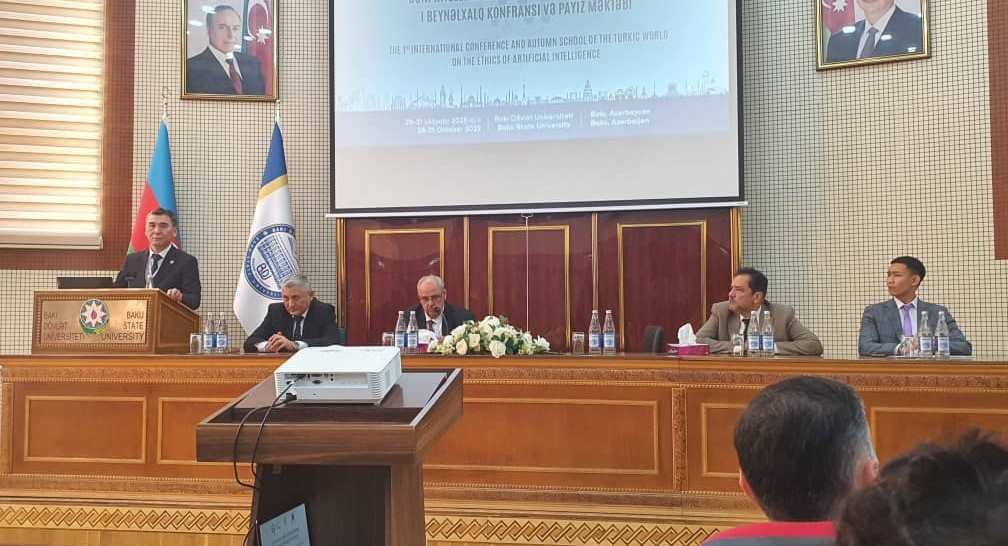 КТЖИИ директору Амантур Рыспаев Жасалма интеллект боюнча Бакудагы эл аралык конференцияга катышты