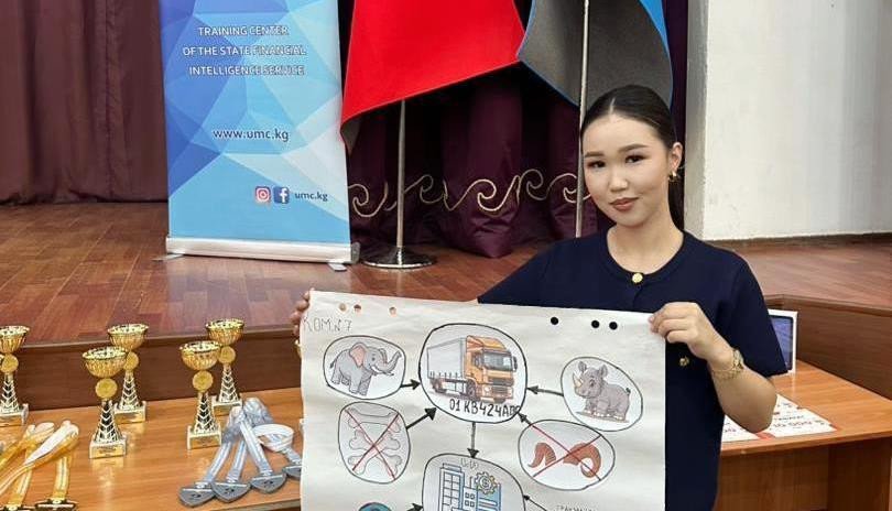 Студентка ИКТИИ Шайлообекова Арууке заняла 5-ое место в Республиканской олимпиаде по финансовой безопасности